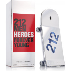 Carolina Herrera 212 Men Heroes Forever Young toaletná voda pánska 90 ml tester